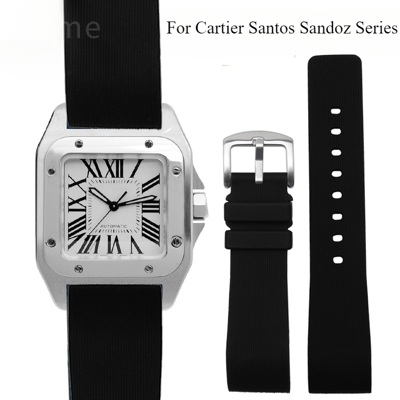 Pulseira de relógio de silicon - Men'S Accessories Cartier avaliação e preço